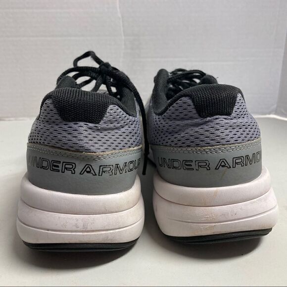 UNDER ARMOUR,Men’s Athletic Shoes, Size 7.5, gray&white, lace up, - Picture 4 of 14